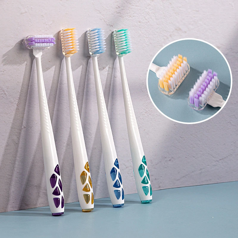 2Pcs Toothbrush Soft Interdental Soft Bristled Tongue Coating Brush For Adults Soft Bristled Tongue Coating Interdent