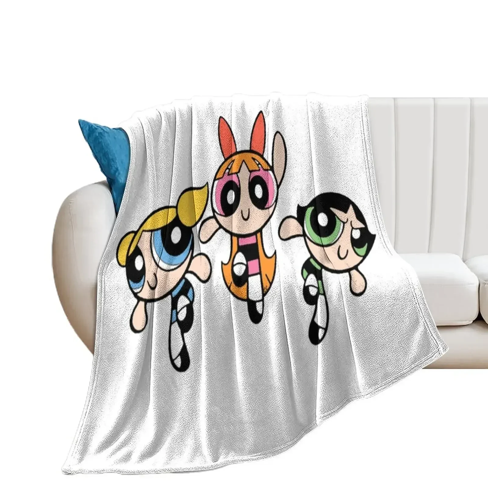 Powerpuff girls Throw Blanket blankets and throws heavy to sleep For Baby Blankets