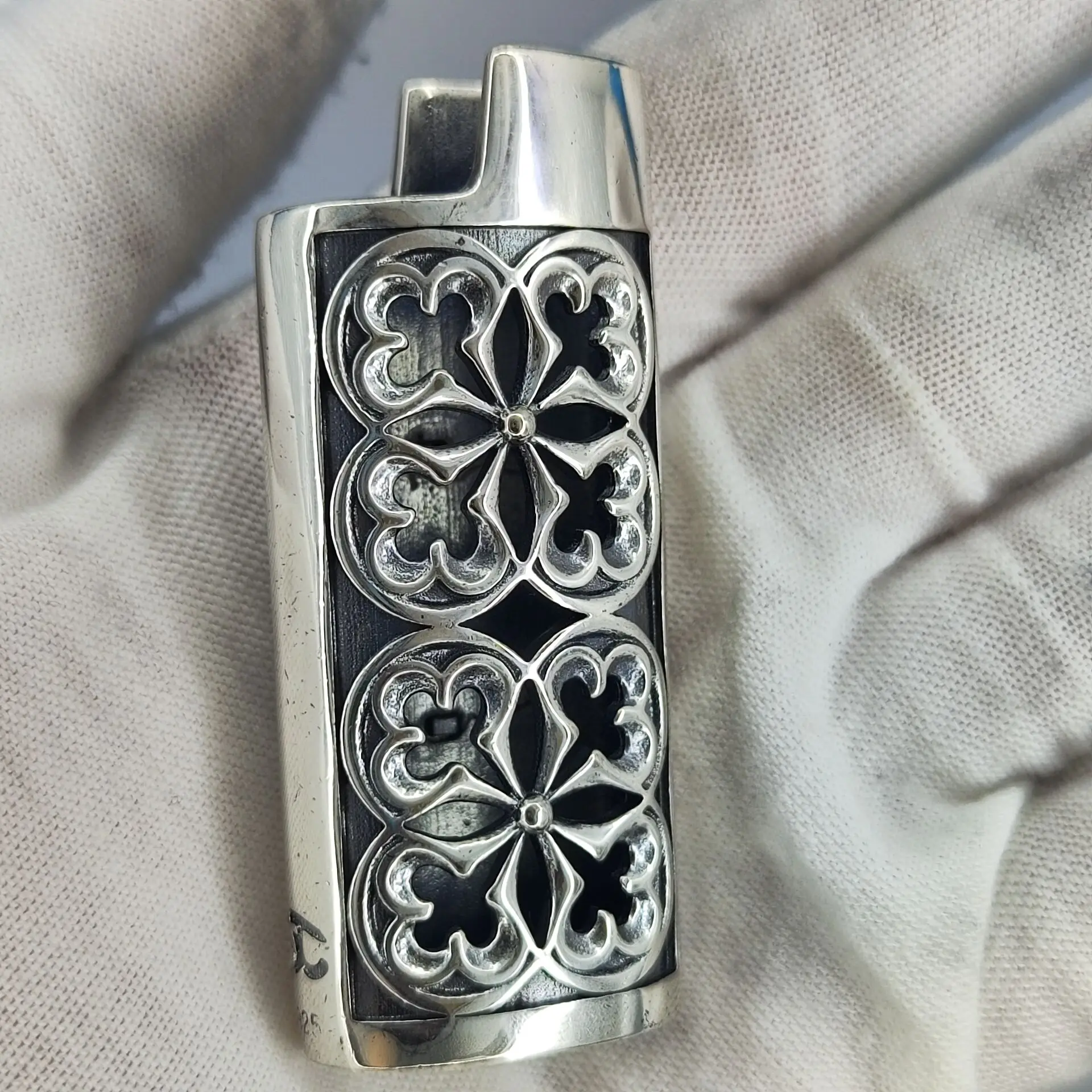 Cuproníquel isqueiro caso capa para bic j5 isqueiros reutilizável armadura de metal gás isqueiro escudo manga protetor