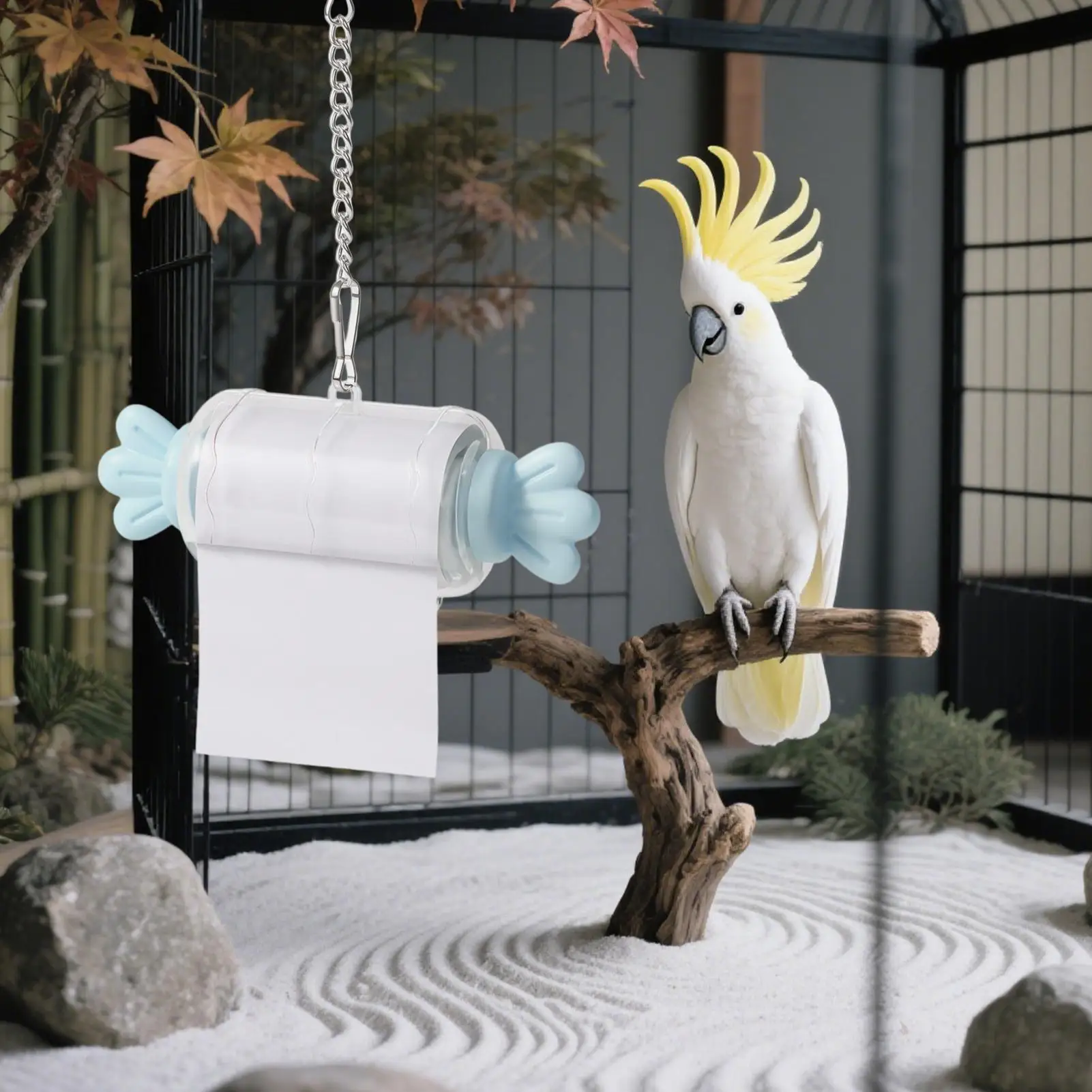 Parrot Shredding Toys Hangable Candy Shape Finch Cage Shredder Bird Toys For Enrichment Play Chewing Cockatiel Conure African