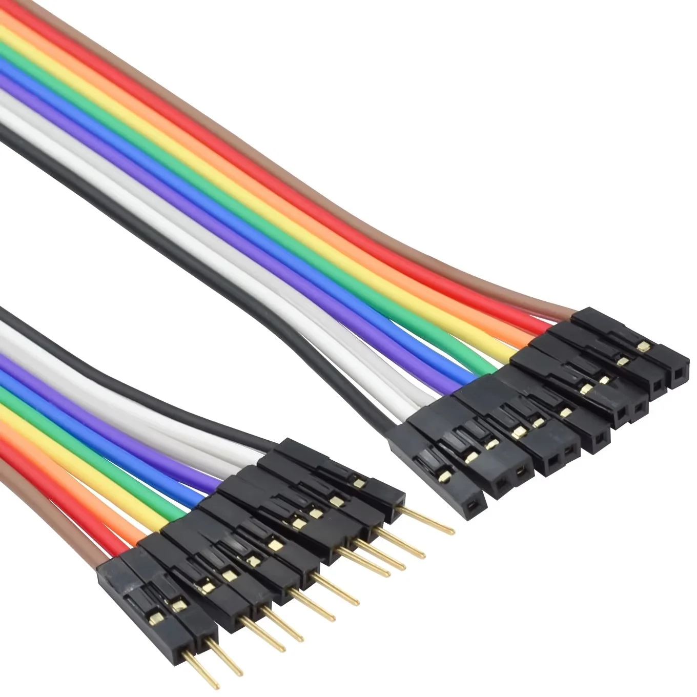 Pure copper dupont wire thickened 28 core female to female male to female color cable 2.54 terminal connection wire gold-plated view 3