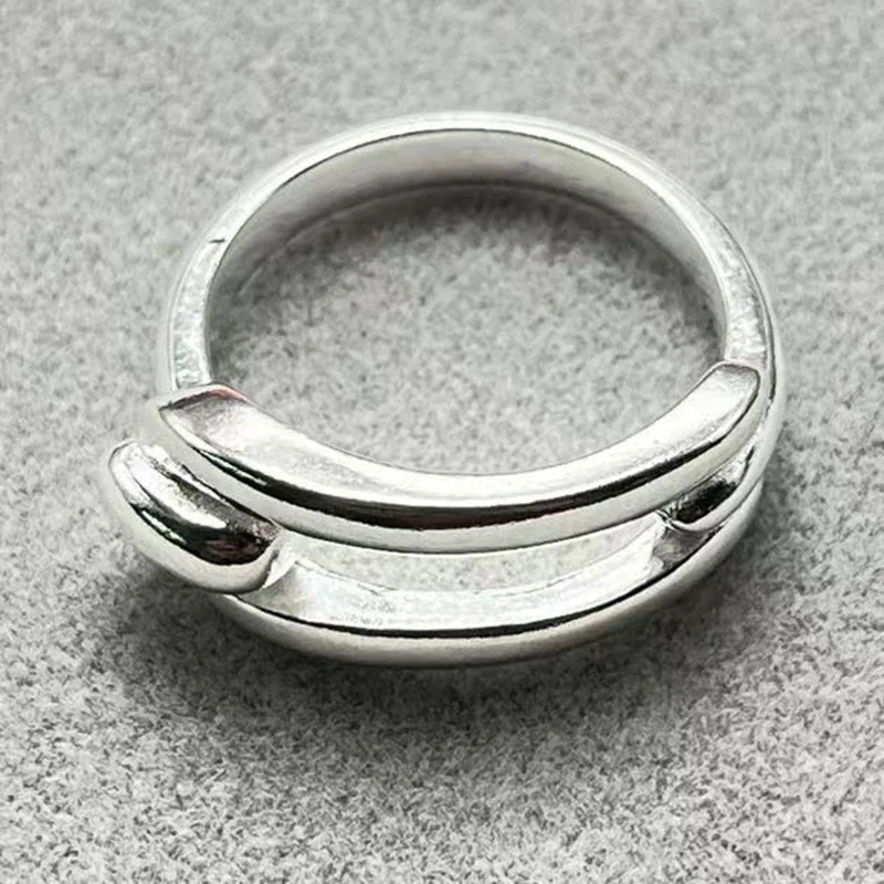 Bague simple avec sac pour femme, bijoux de vacances romantiques, sac cadeau, haute qualité, UNamygdal50, connaître l'espagnol, chaud, 2023