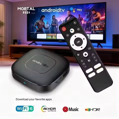 T1 ATV Set-top Box Android 13 8K Android Wifi 2.4G/5G HDR Media Player Voice Remote Allwinner H313 Google Assistant TV Box IPTV