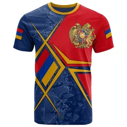 Armenia National Flag T Shirt For Men Women Summer Casual Short Sleeve Large Size Tee Shirts 3d Print Armenia Tshirts Clothes