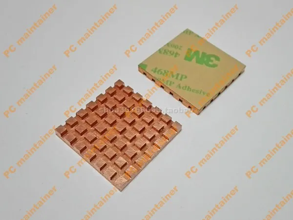 Ultra thin and broken pure copper graphics memory, north-south bridge router set-top box chip heat sink 28 * 28 * 3.0