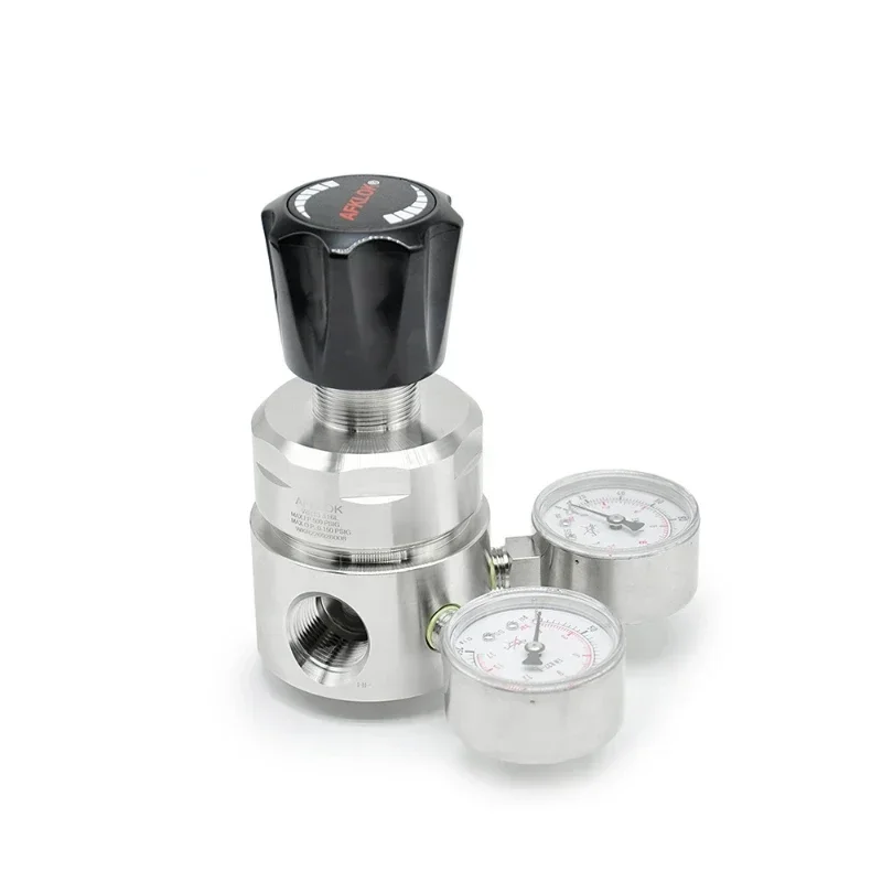 Hot SalesAFK R13 Stainless Steel Low Pressure CO2 Oxygen Helium Nitrogen Gas Cylinder Pressure Regulator 250psi