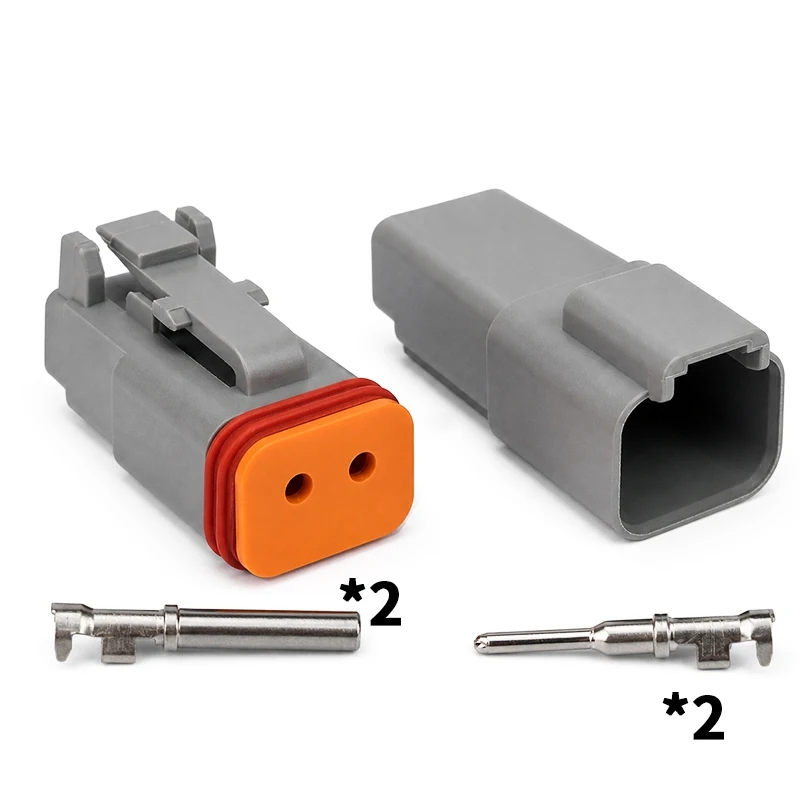 DT04 DT06 Series 2 3 4 6 8 12 Pin Waterproof Automotive Connector Plug Socket Male Female Crimp Terminals for Car Truck Wiring