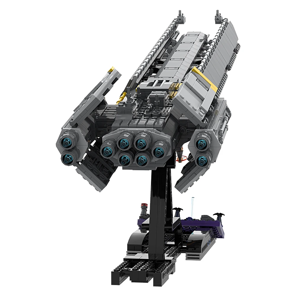 

Moc Helldivers 2 Super Destroyer Building Blocks Warship Game