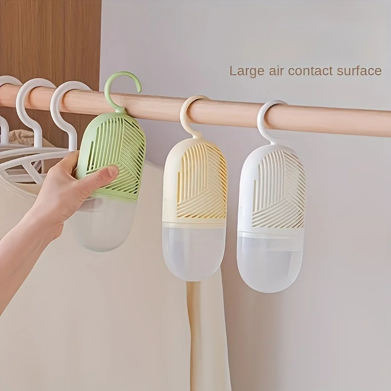 [Customer Favorite] 1pc Hangable Wardrobe Dehumidifier - Moisture-Proof & Anti-Mildew Dryer Bag for Home and Lab Use