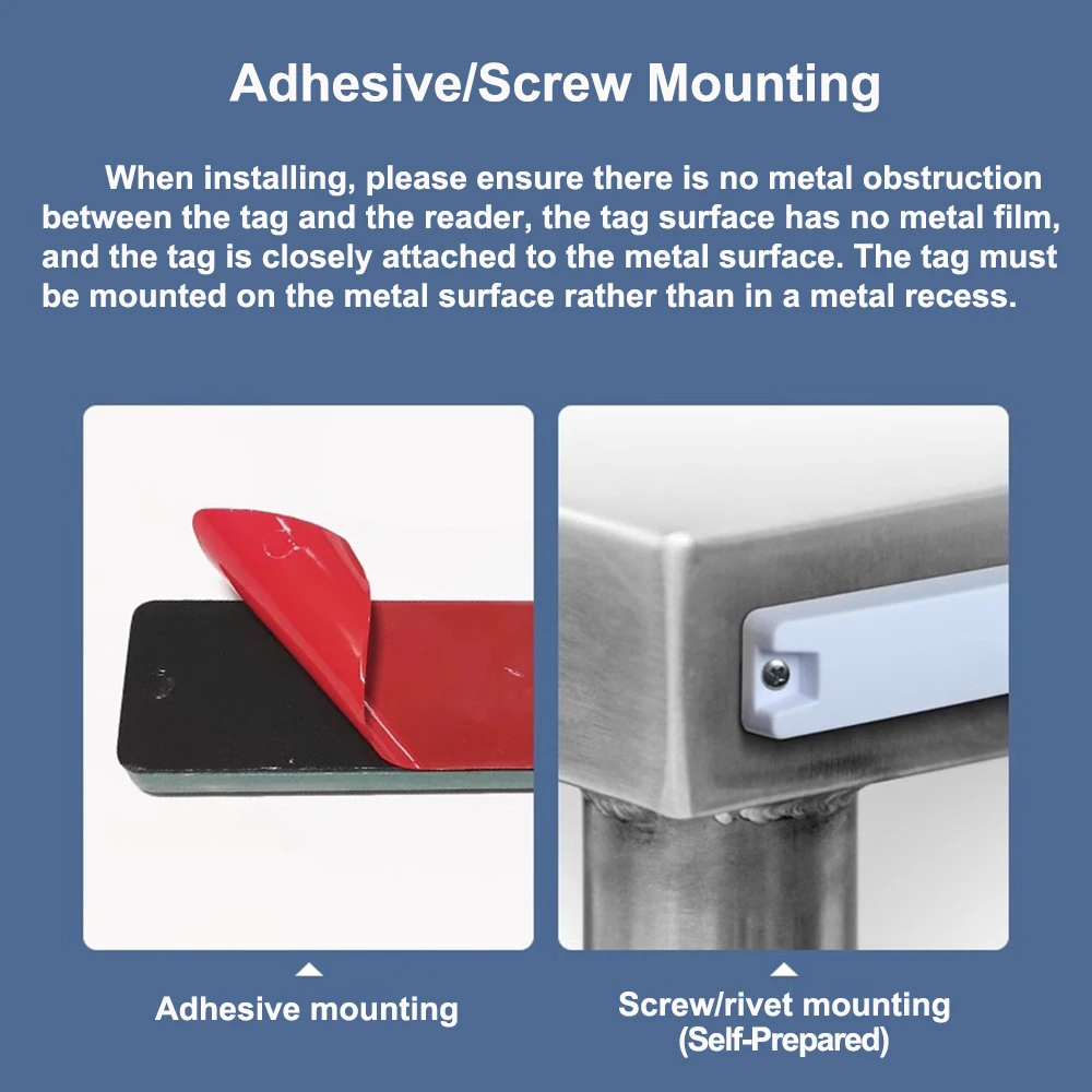 RFID UHF Tag ABS Anti Metallo 18000-6C 860-960 MHz NXP U8/U9/H3/H9/MR6P Chip Etichetta Elettronica Gestione Asset Lunga distanza 20 PZ