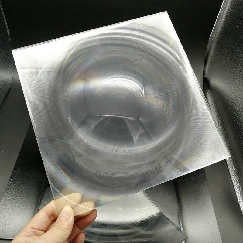 

300X300MM Large Optical PMMA Fresnel Lens Focal Length 330MM Solar Concentrator Magnifying Make Fire Tools