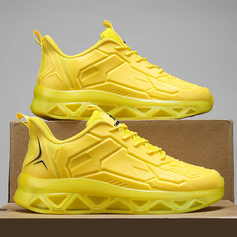 

Весенне-летняя мужская модная прогулочная обувь в уличном стиле, подходит для активного отдыха в любое время года, удобная нескользящая спортивная обувь на шнуровке для мужчин, яркий дизайн и универсальный мужской подиумный стиль