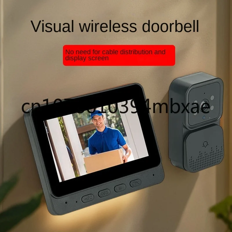 Wireless Visual Doorbell with Display Screen