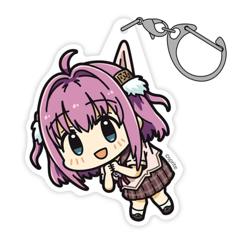 Aokana: Four Rhythm Across The Blue Acrylic Keychain Kurashina Asuka Tobisawa Misaki Water Bottle Charm Pencil Case Dangler Gift