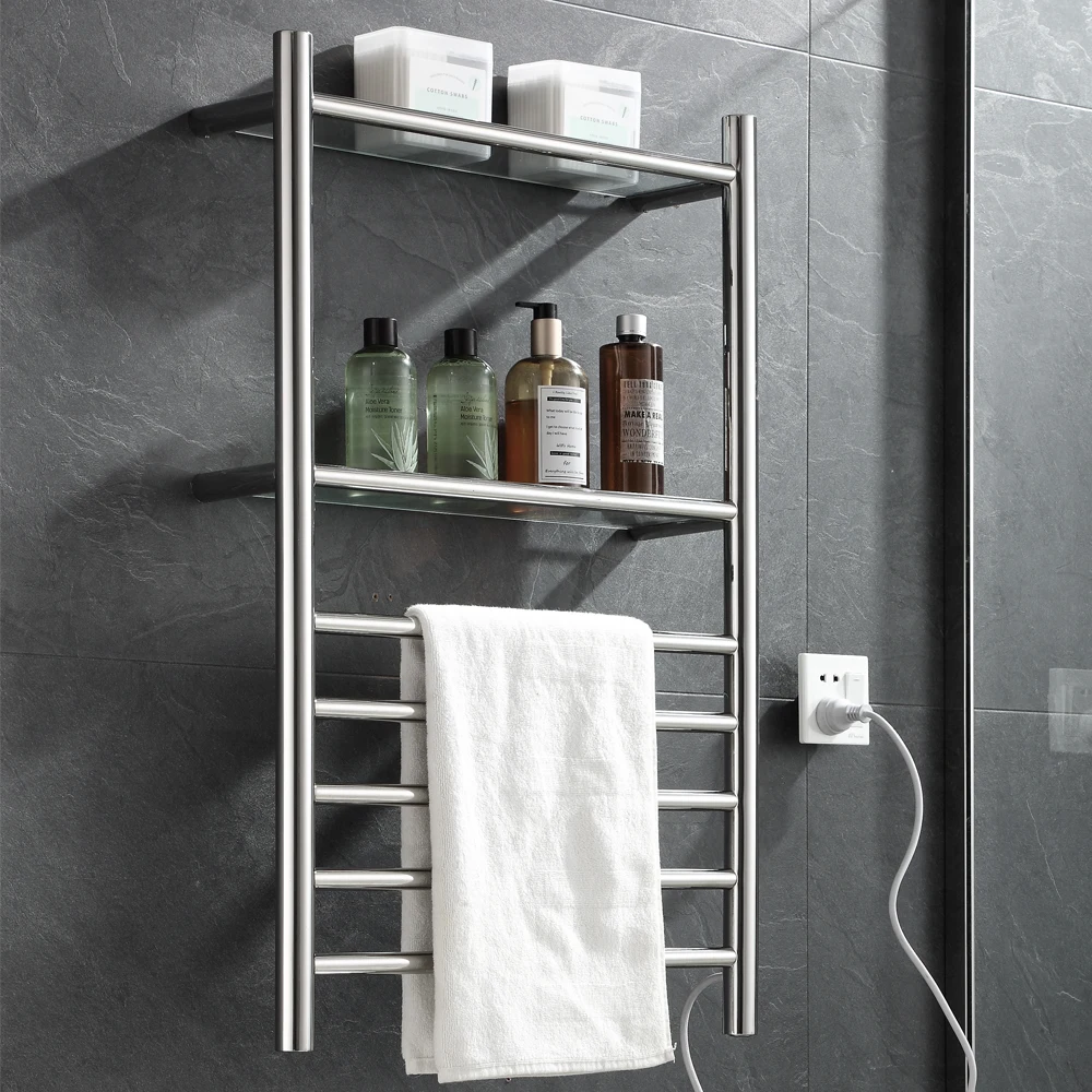 Picture 3: Modern Design Electric Bathroom Towel Rack Stainless Steel 304 Polished Finished