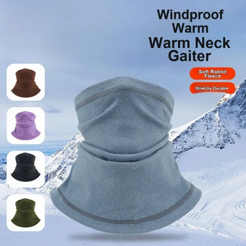 Windproof Cold Resistant Neck Gaiter Multifunctional Warm Face Cover for Cycling Skiing Cold Weather Outdoor Use