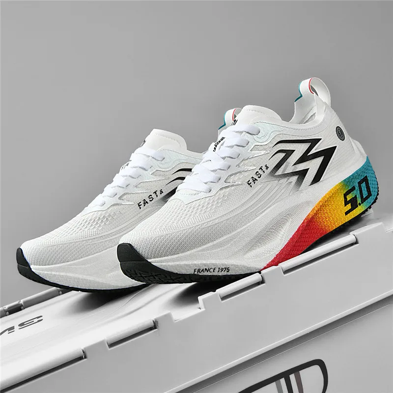 New Anti-Slip, Wear-Resistant, High-Elastic, Shock-Absorbing, Long-Wearing, Non-Tiring Sports Shoes for Men, Outdoor Running Sports Shoes for Men