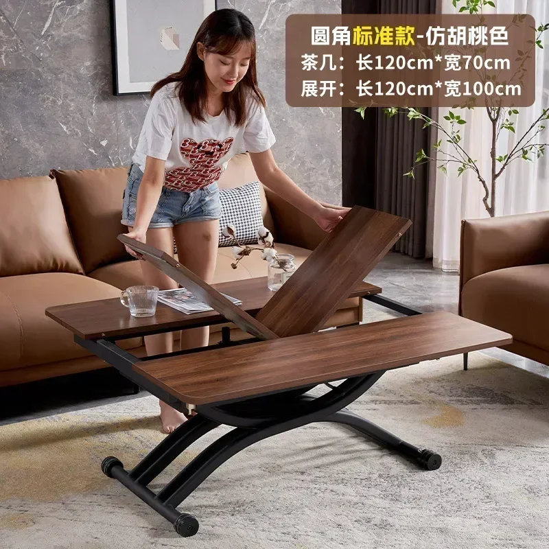 Lifting Coffee Table Changing Dining Table Integrated Movable Folding Living Room Home Retractable