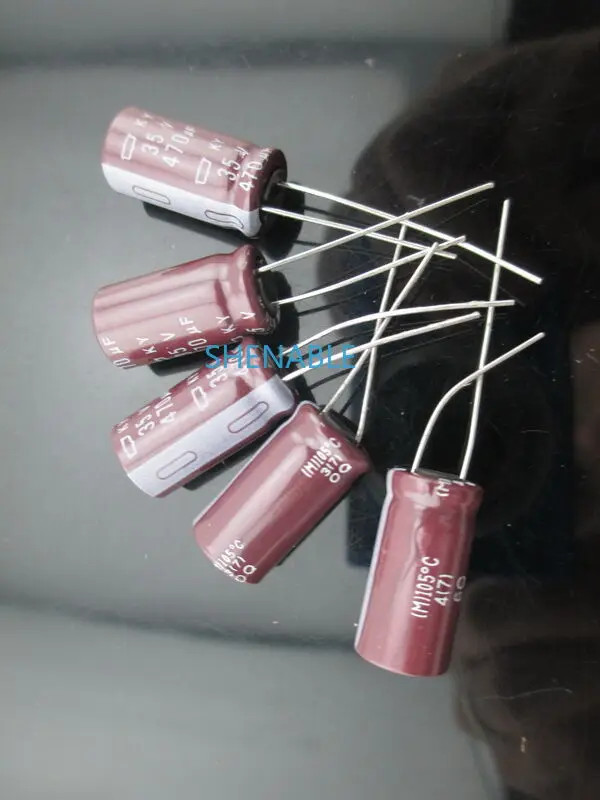 

10pcs NCC Nippon Chemi-Con KY 470mfd 35V 470UF electrolytic Capacitor 105 degrees