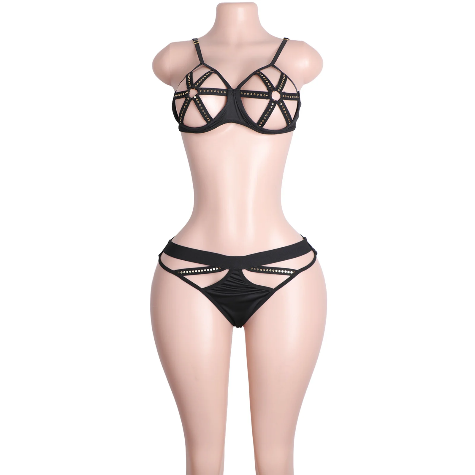 

Women's Nightclub Swimwear, Rave Outfit, Performance Wear, Bra, Exotic Dance Apparel, Stage Festival Clothing, Strip Rhinestone