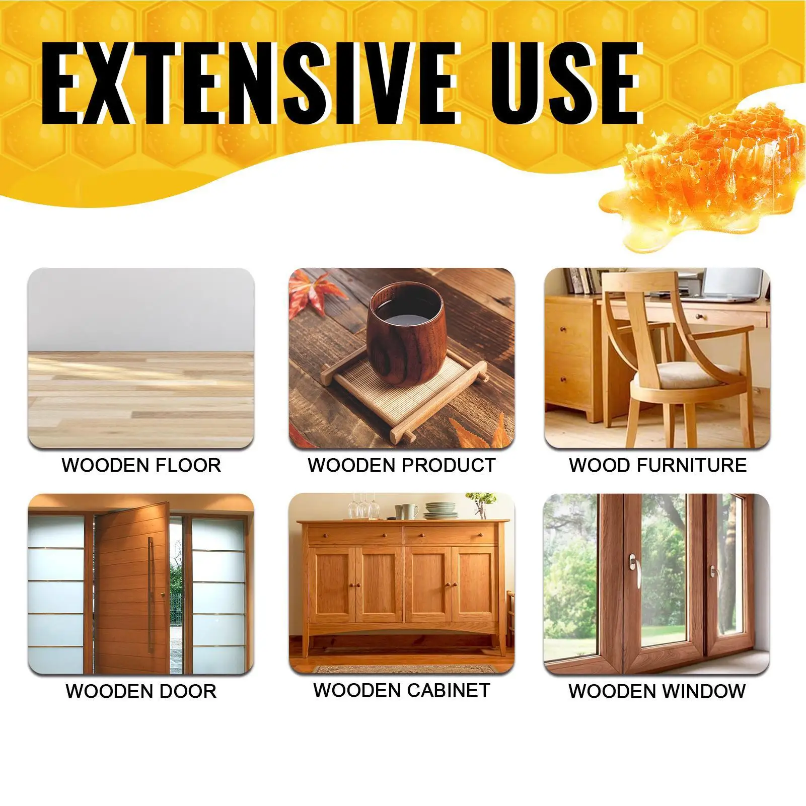 Bees Wax Furniture Polishing Cleaner Protective Agent 100ml Natural Bees Waxing Furniture Polishing Long Lasting Wood Cleaner