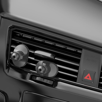 IPM For Cellphone Charger Bracket Car Air Vent Clip 17mm Ball Head Phone Holder Base Magnetic Suction Gravity Stands Accessories