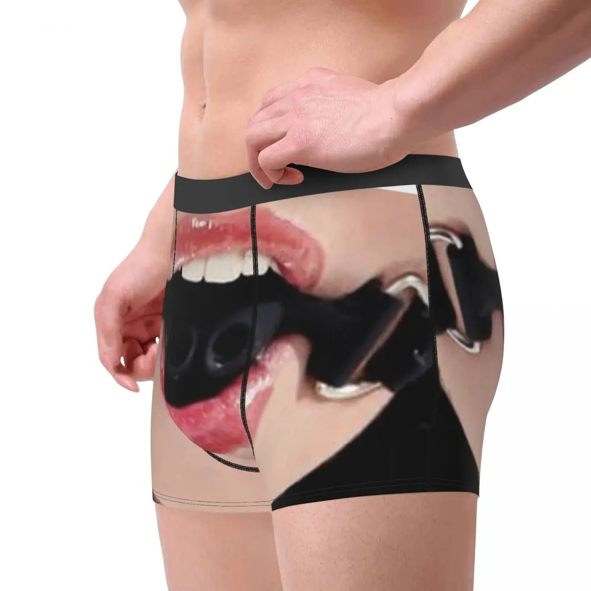 BDSM Discipline Dominance Submission Sadism Masochism BALL GAG FACE S GIFT Underpants Panties Man Underwear Shorts Boxer Briefs