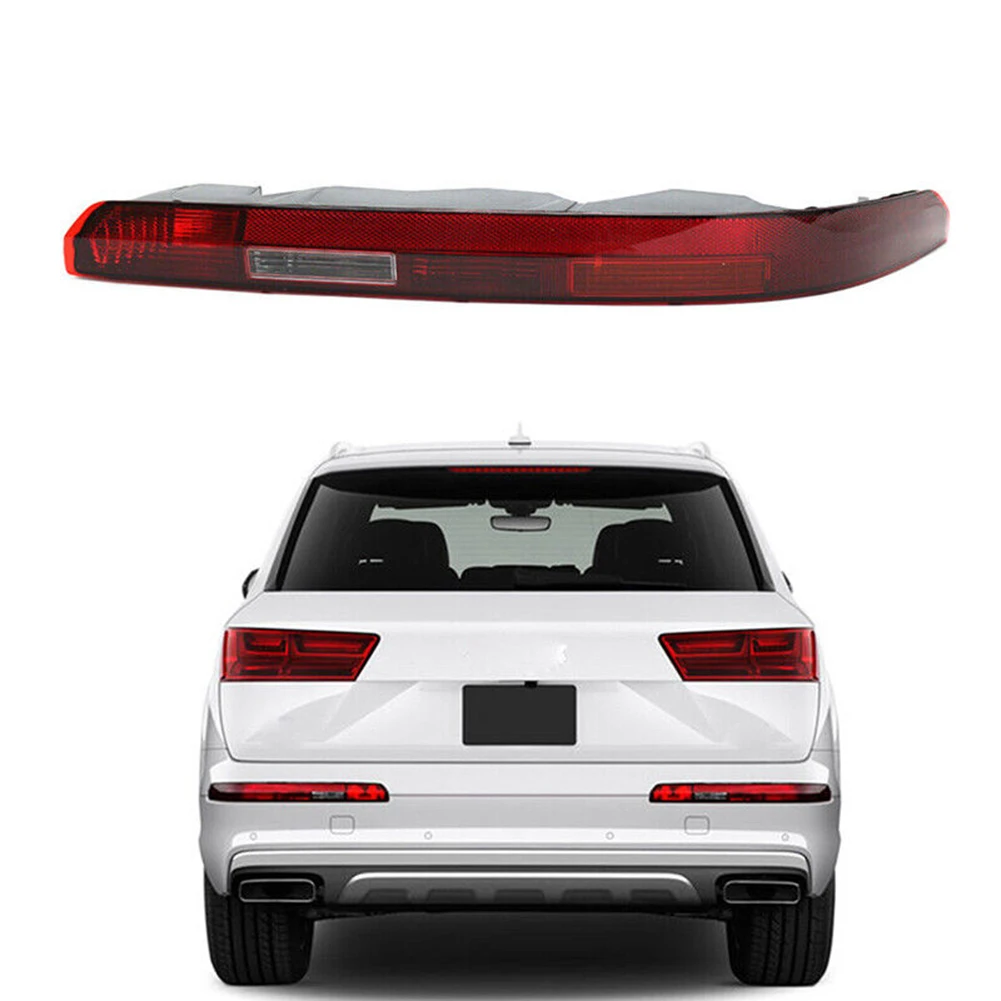 Rear Bumper Tail Light Assembly Turn Signal Fog Lamp Brake Light 4 Holes Compatible For Audi Q7 2016-2019 4M0945095 4M0945096