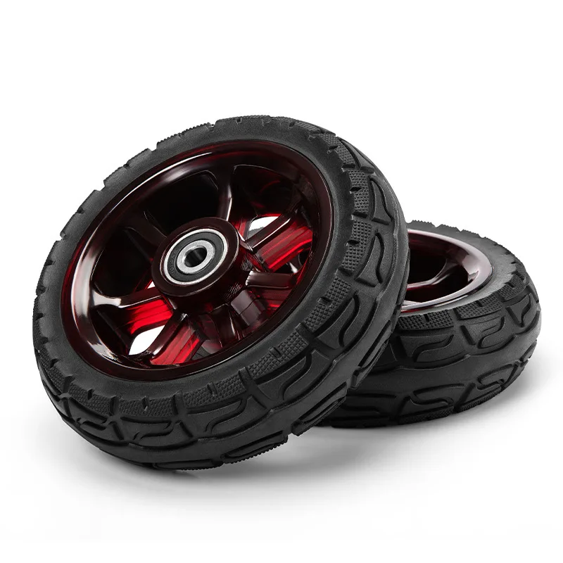 Off-Road Electric Board Wheel, Longboard Wheels, Scooter PU Wheel, Rubber Skateboard Tires, 4 Piece Per Unit, 165x45mm