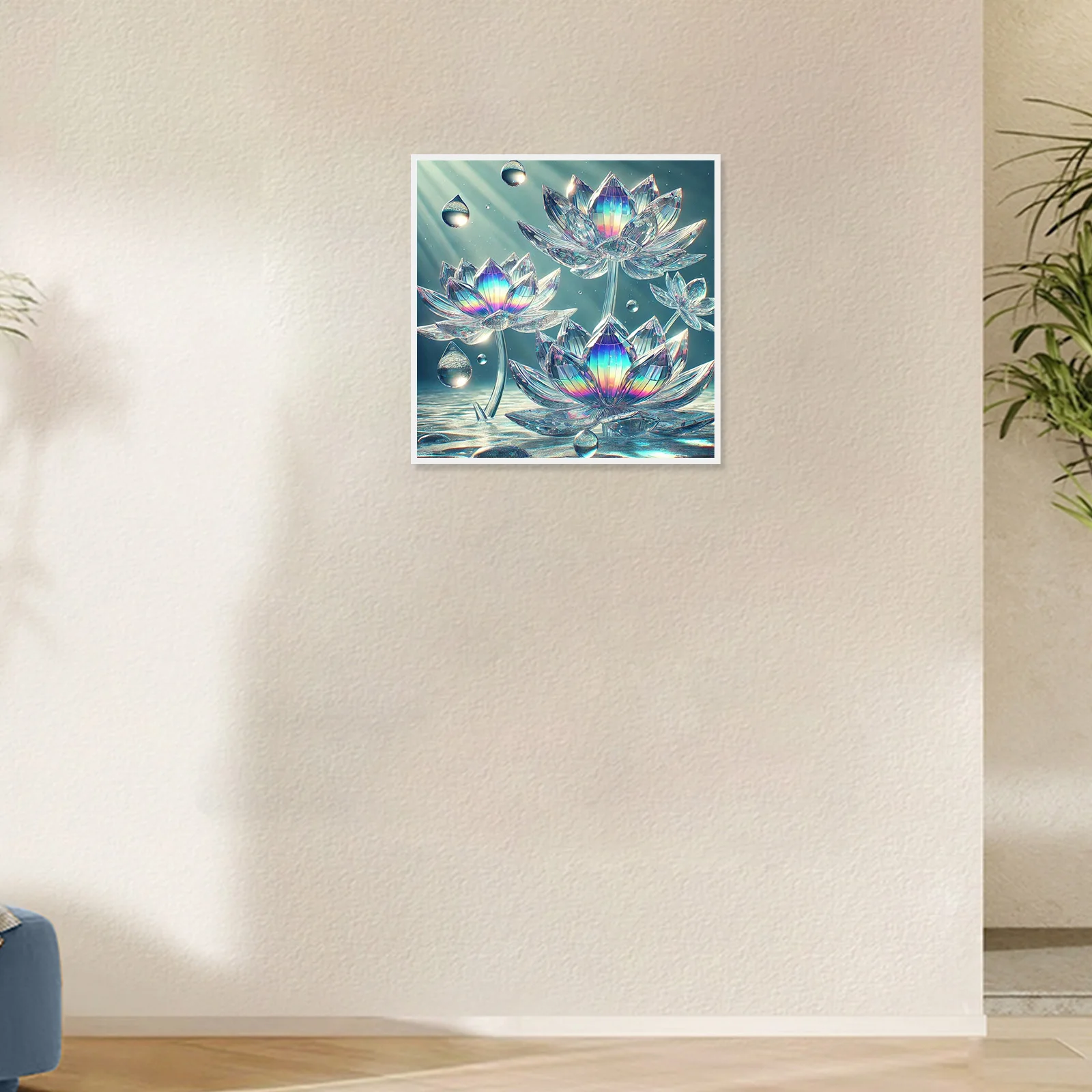 5D Crystal flower Diamond Painting Kit – Easy DIY Round Gem Art, Engaging Craft, 40 * 40cm/15.75 * 15.75in Home Decor - view 4