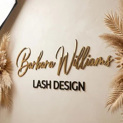 Custom Metal Acrylic Sign Business Sign Metal Sign Laser Cut 3D Logo Letter Wall Signs For Company Shop Salon Hotel Indoor Decor