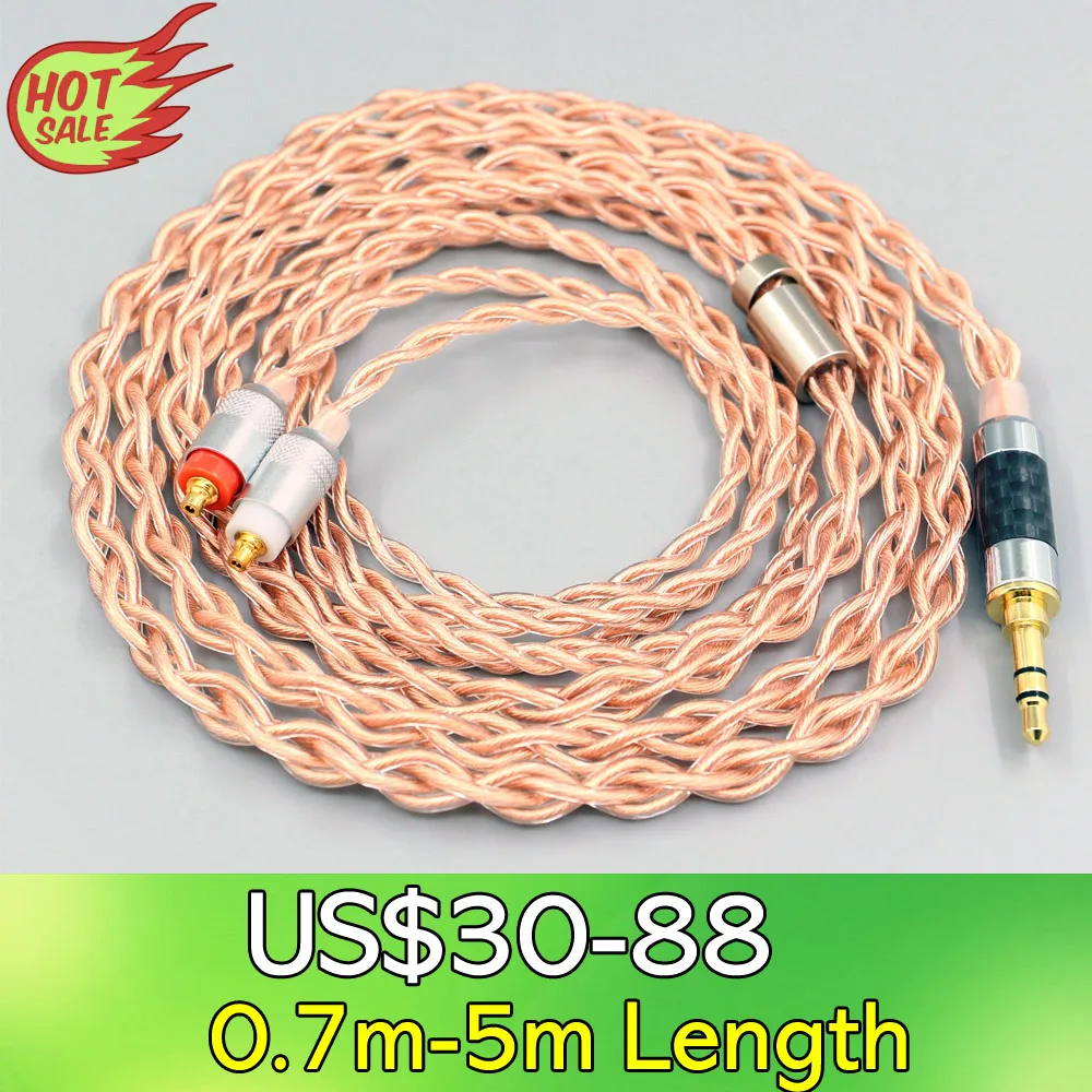 

4 Core 1.7mm Litz HiFi-OFC Earphone Braided Cable For Sony IER-M7 IER-M9 IER-Z1R Headset LN008090