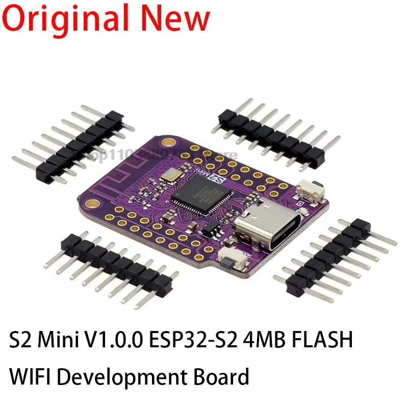 ESP32 S2 Mini V1.0.0 WIFI Board Based ESP32-S2FN4R2 4MB FLASH 2MB PSRAM Mini WIFI Module Internet Development Board