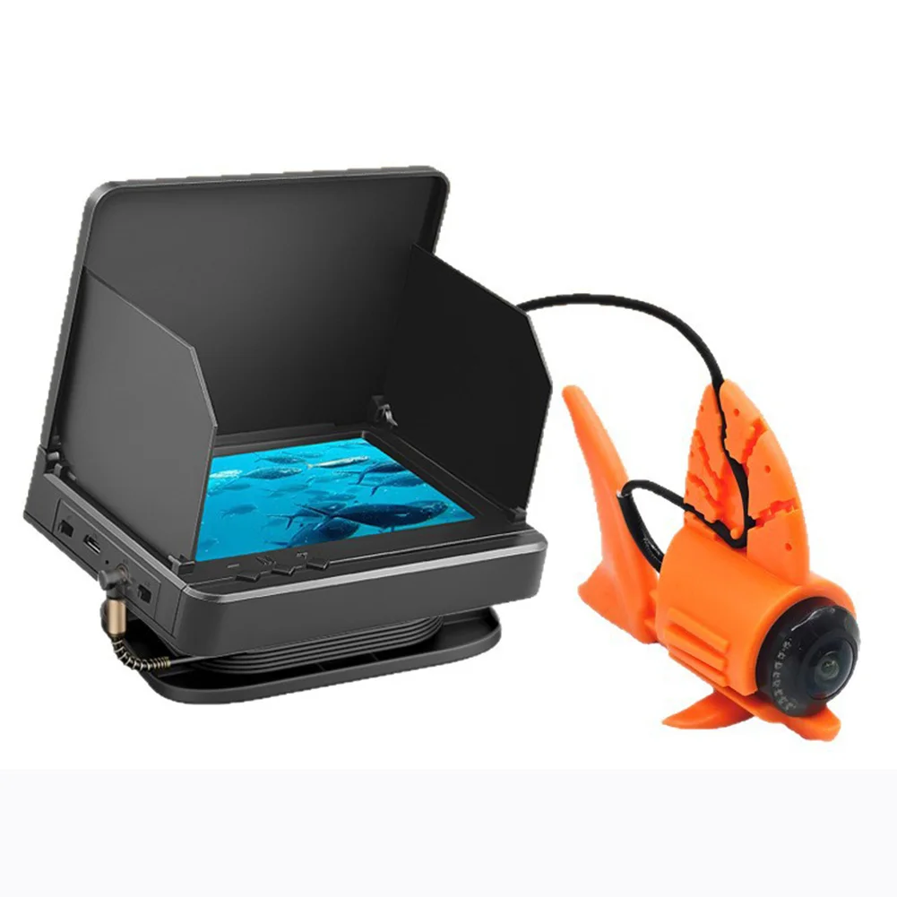 

IP68 Водонепроницаемая 4 3-дюймовая система камеры для подводной рыбалки с ультра четким дисплеем и прочным кабелем для крепления удочки