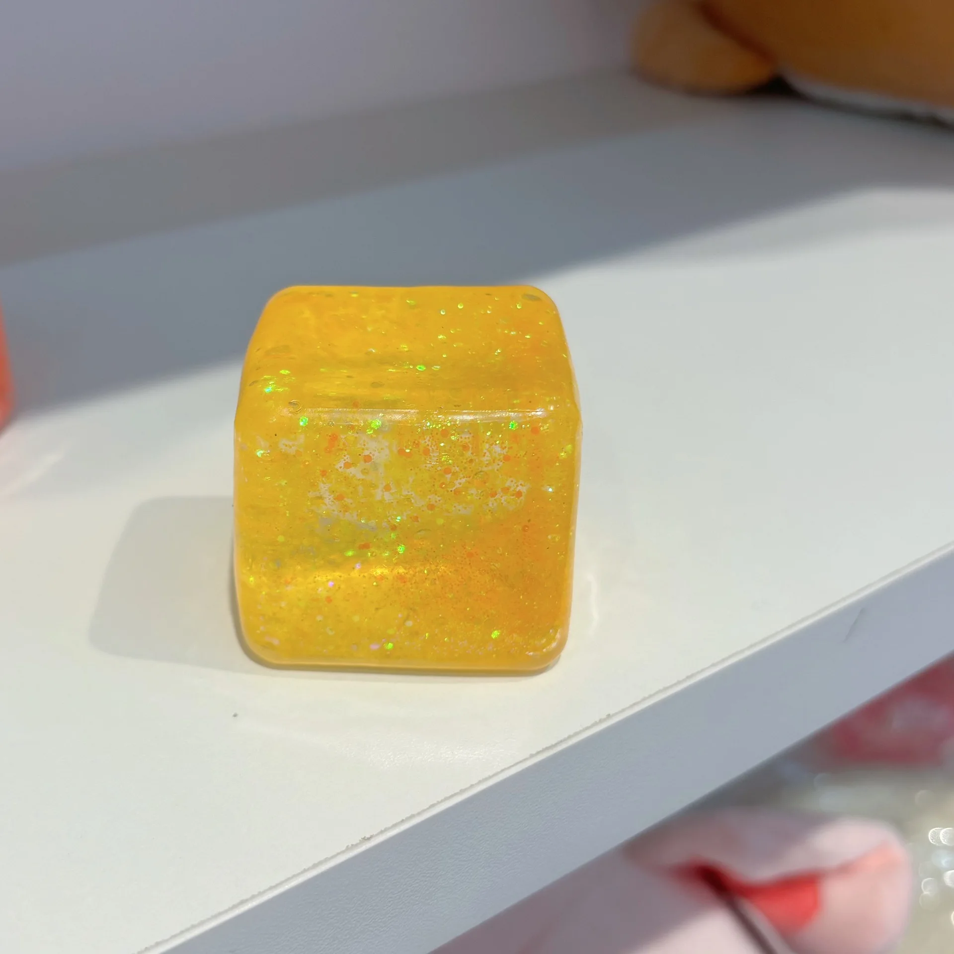 New Ice Cube Shaped Fidget Toy Square Stress Relief Ball Squishy Squeeze Anxiety ADHD Stress Relief Sensory Adults Toys - view 5