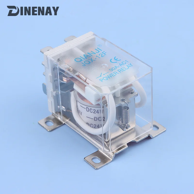 JQX-12F-2Z 12VDC/24VDC/220VAC 30A 8 Pin Electromagnetic Power Relay DPDT 2 NO 2 NC