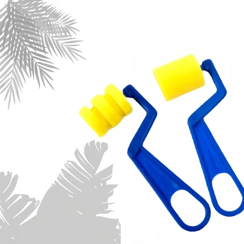 Doodle Painting Roller Sponge Brush - Educational Art Roller Sponge Painting Brush image 5