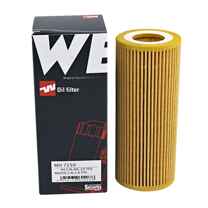 

For AUDI A4 B7 B8 Avant A5 A6 C6(4F2 4F5) C7(4G2 4GC) A7 Sportback A8 D3 D4 Q5 Q7 WESTGUARD Oil Filter MH7250 06E115562 CH10160