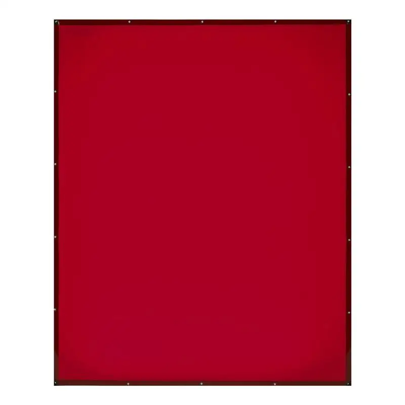 

2PCS Welding Curtains, 6 x 8FT Welding Screen Curtain, Flame-Resistant Vinyl Safety Protective Screen with 6-Level UV Protection & Hanging Holes, Portable for Workshop/Industrial Use, Red