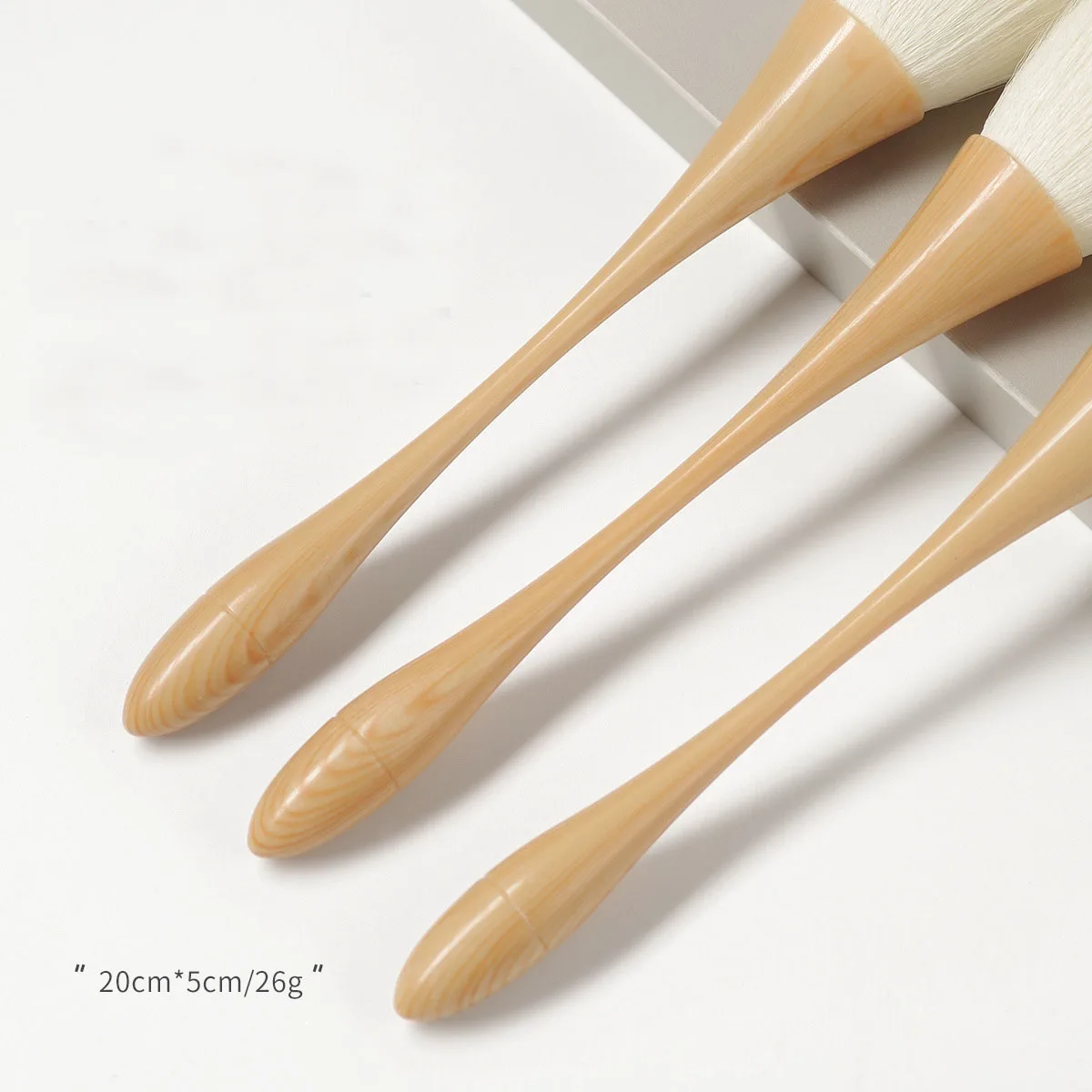 Brosse à ongles en bois pour manucure, grande taille, fleur, art, outils, populaire, rond, petit, gel, vernis, poussière, livres