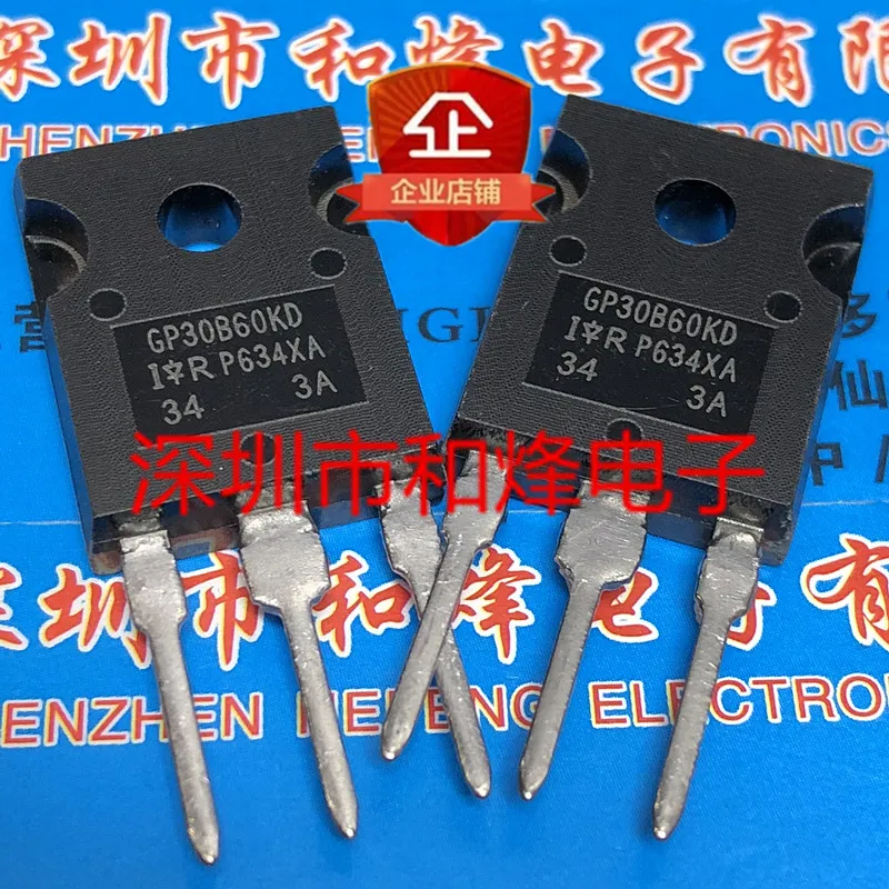5PCS-10PCS GP30B60KD IRGP30B60KD TO-247 600V 30A NEW AND ORIGINAL ON STOCK
