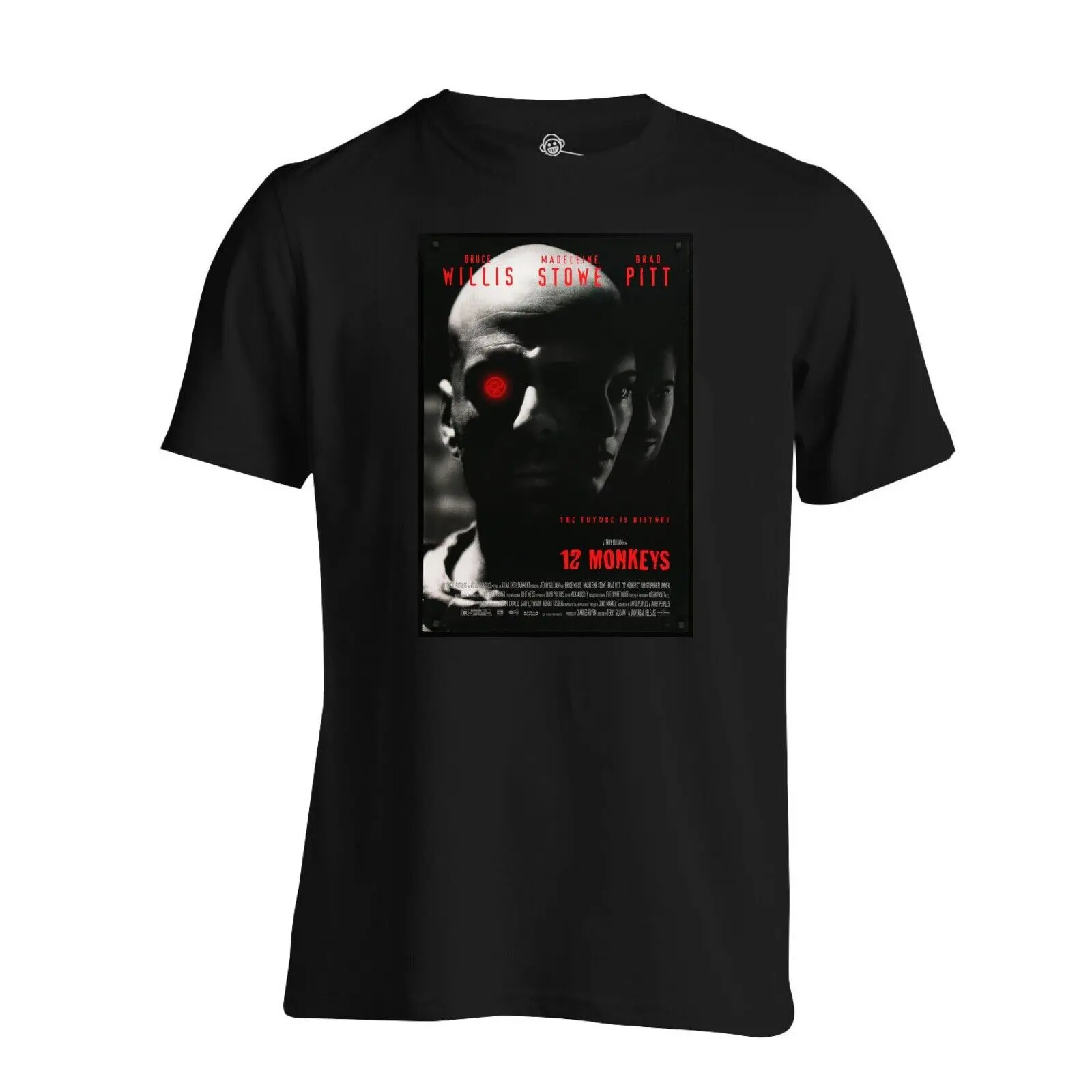 12 Monkeys 1995 T Shirt Classic Movie Film Poster Print