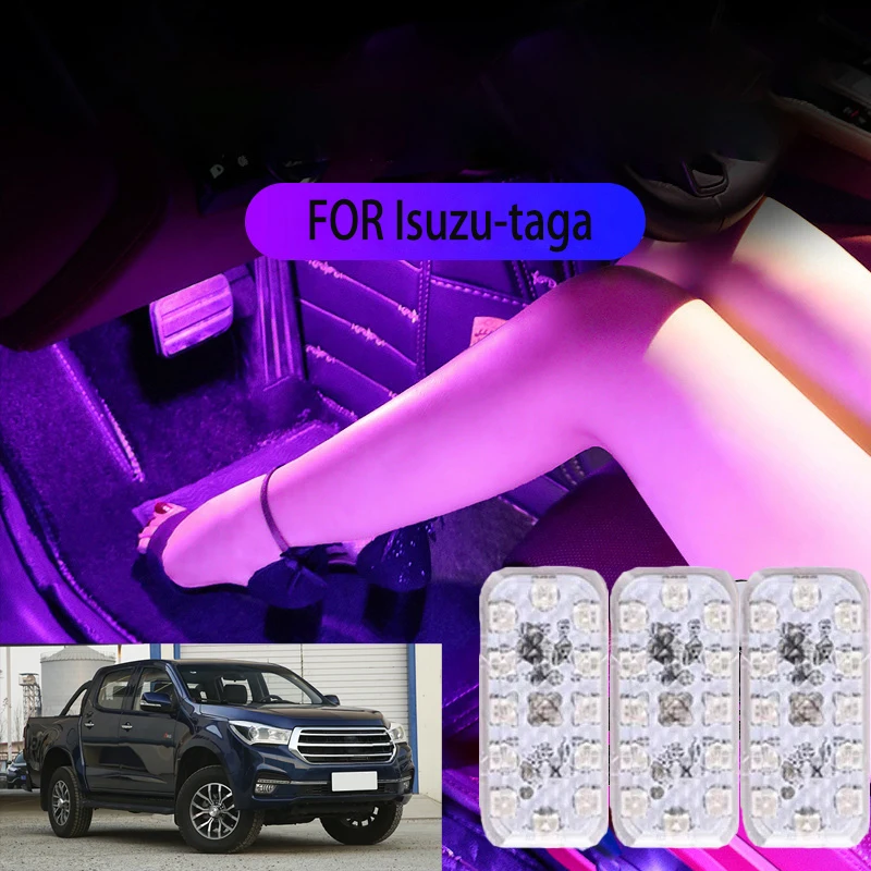 

FOR Isuzu-isuzu-taga LED Car Interior Ambient Foot Light Atmosphere Decorative Lamps Party decoration lights Neon strips