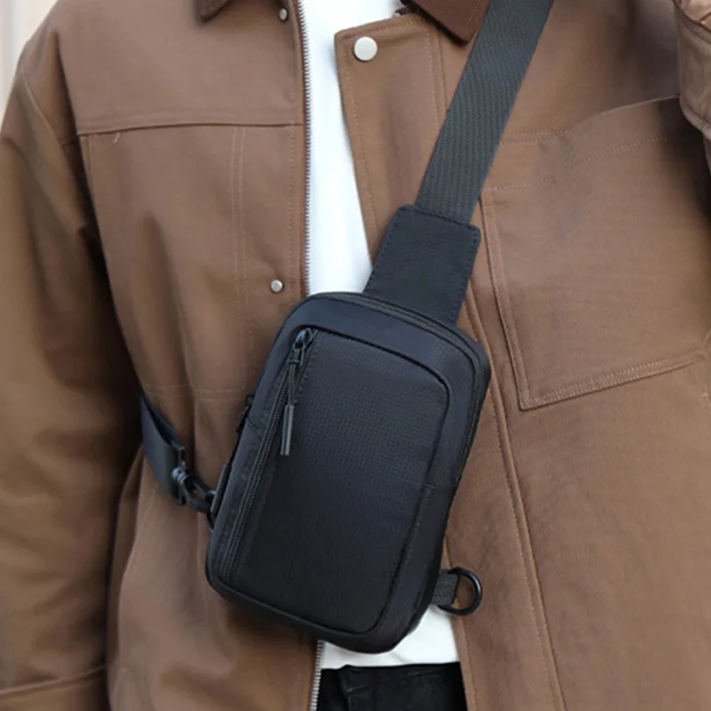New Chest Bag for Men Shoulder Bag, Leisure, Fitness, Sports, Outdoor, Crossbody Bags, Chest Pack, Casual Men's Bag, Mobile Bags