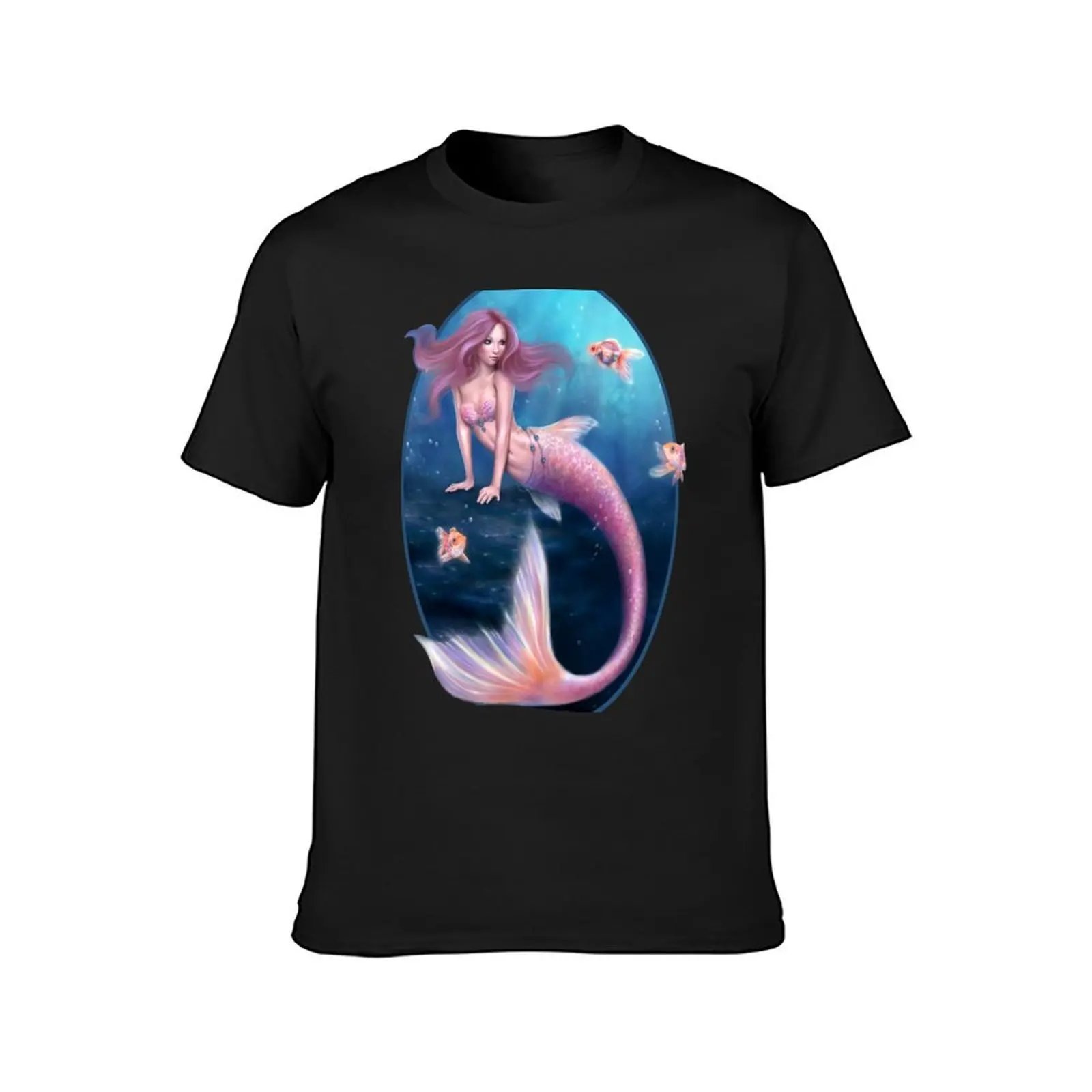 Aurelia Goldfish Mermaid T-Shirt blanks oversizeds plain white t shirts men