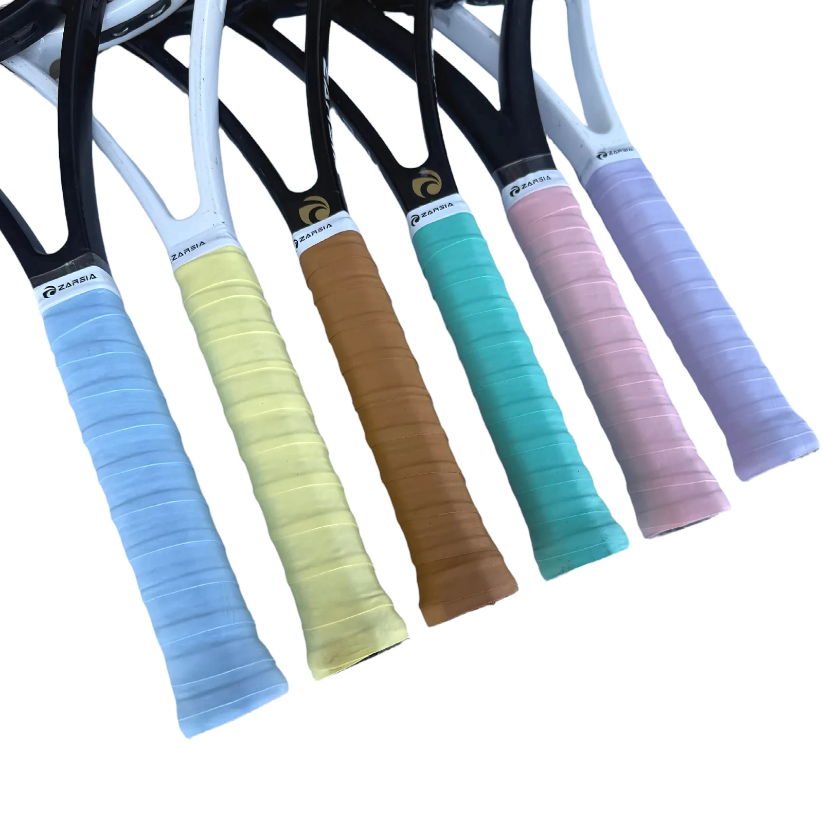10/50Pcs ZARSIA Anti-slip Tennis Overgrips Tacky Soft Badminton Racket Grips Tennis Racket Sweatbands Absorbed Wraps Tapes Grips