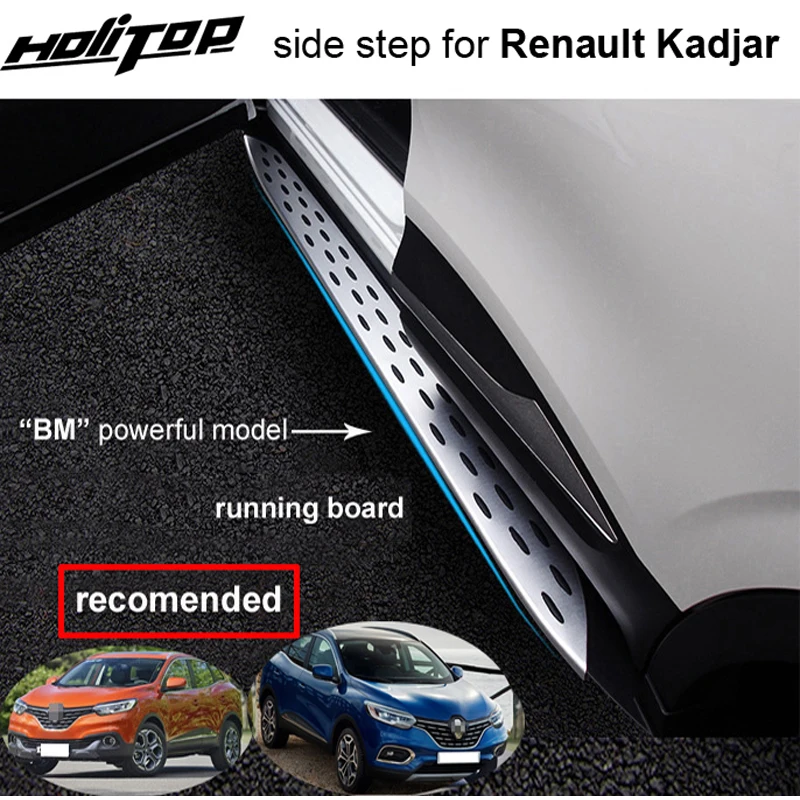 

for Renault Kadjar 2015-2025 running board side step nerf bar,ISO9001 quality,can load300kg, 10 years SUV experiences