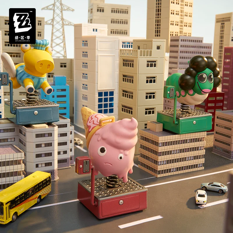 공식 ZZZ 보블 타임 스프링 장난감 데스크탑 장식품 젠리스 존 제로 방부 DIY 재미있는 장식 할로윈 선물