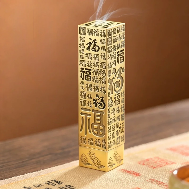 Candle Buddha Incense Burner Beautiful Fragrance Luxury Meditation Incense Burner Holder Seating Room Incensario Home Decor