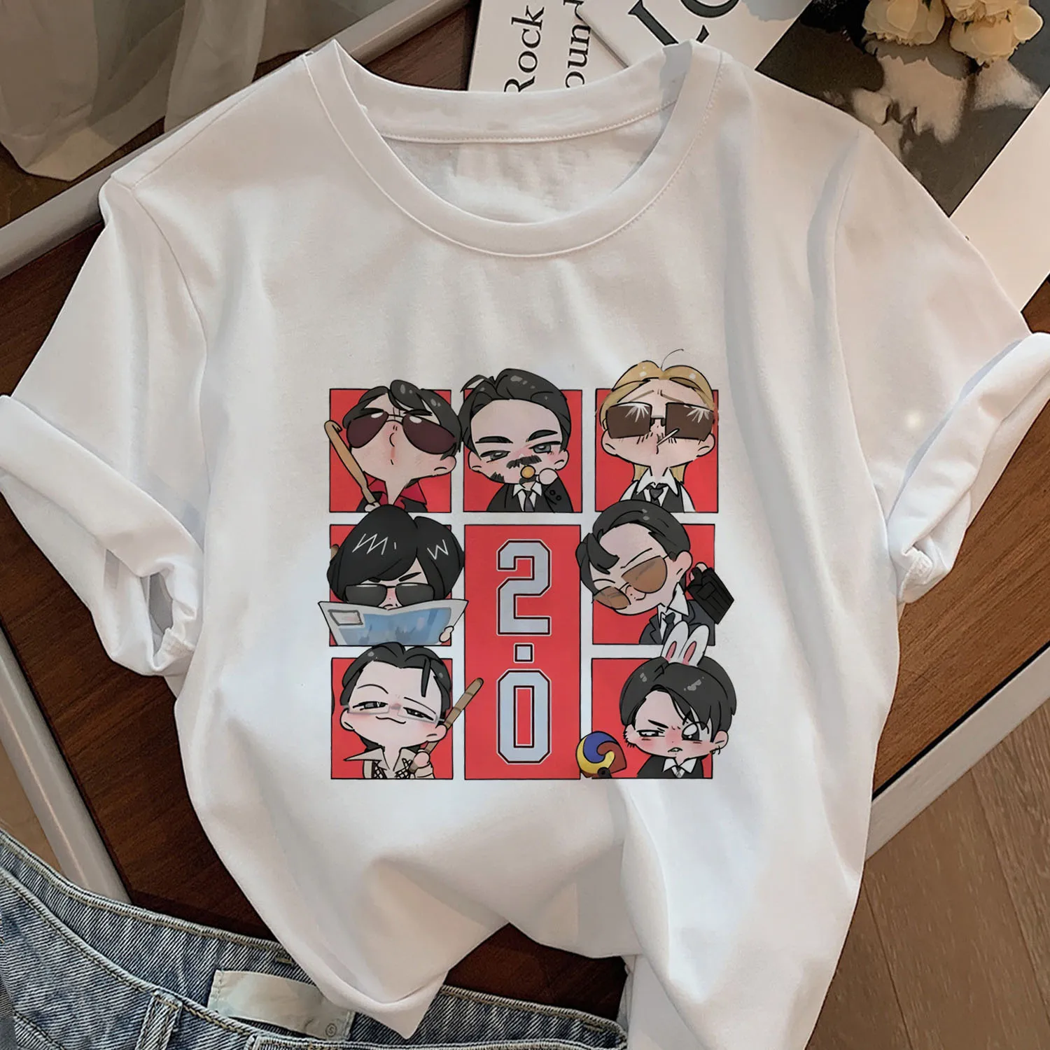 Fashion Korean Style Tshirt Summer Members T-Shirt Women Men Kpop Fans Clothing Girls Arirang World Tour 2026 Tee Tops
